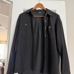 Member's Mark Black Button-Down Shirt/Shacket